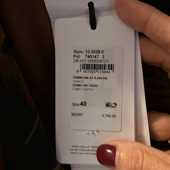 Salvatore Ferragamo St R Bronz floral fall trench fully lined never used - Picture 4 of 8